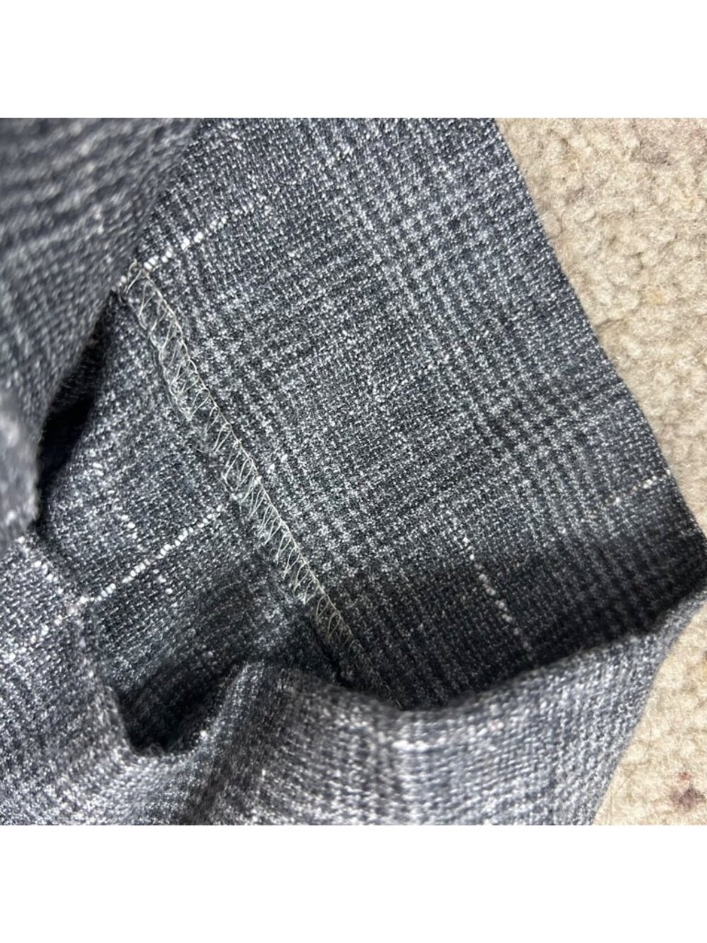 Bonobos Wool Gray Plaid Slim Fit Pants Size 38 x 30 Men's - Picture 3 of 5